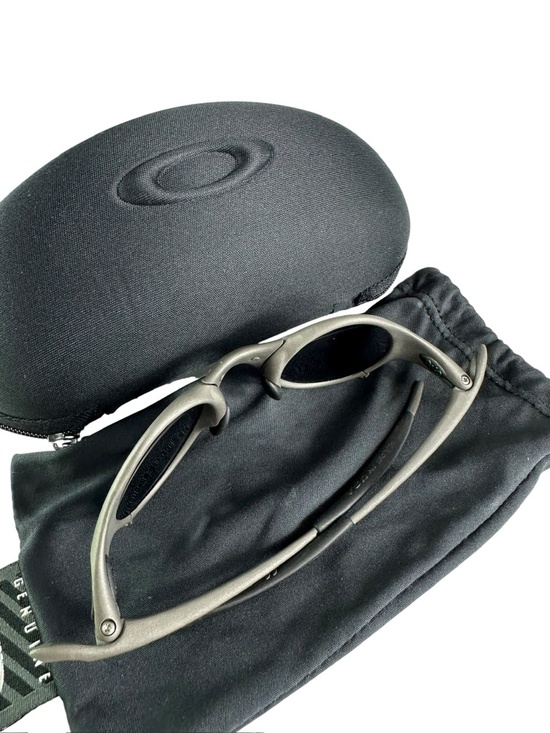 Rare Vintage OAKLEY Mars X Metal Silver Black Iridium Sunglasses Unisex main image 6